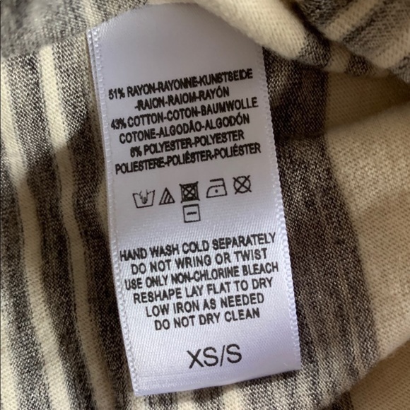 Copy- Free People Unisex FP Beach Boho Striped Kaftan Maxi Dress Coverup - Picture 5 of 7